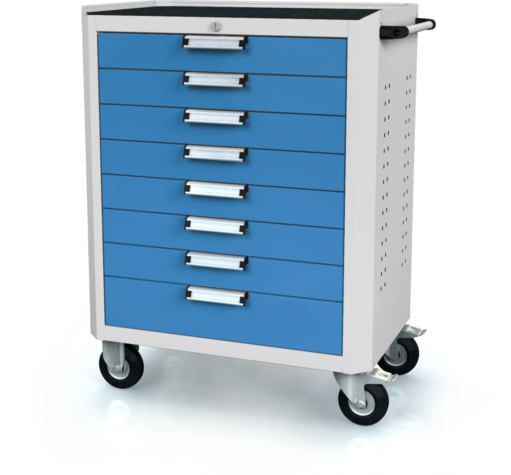 Werkstattwagen DVU 968 x 765 x 500 - standard - 8x Schubladen